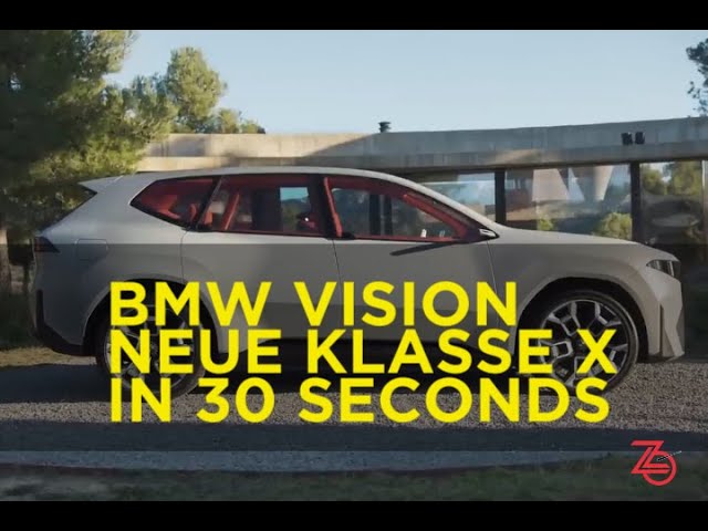 BMW Vision Neue Klasse X in 30 Seconds