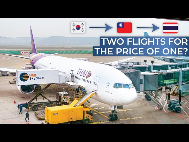 TRIPREPORT | Thai Airways (ECONOMY) | Boeing 777-300 | Seoul - Taipei - Bangkok