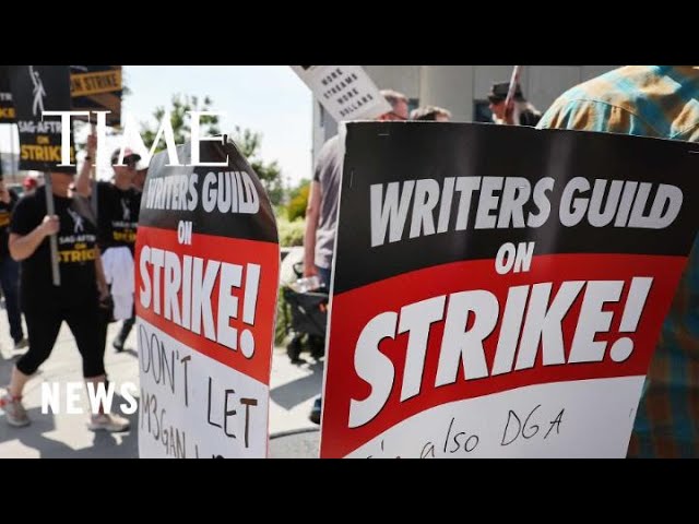 Hollywood Writers Celebrate the End of the Strike