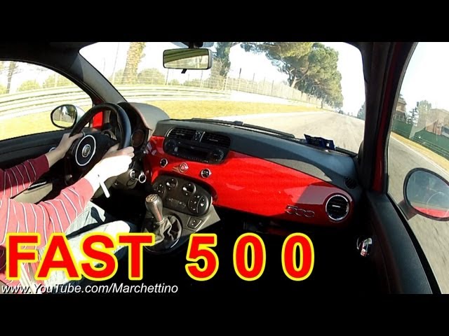 My Abarth 500 Full Throttle on Track!