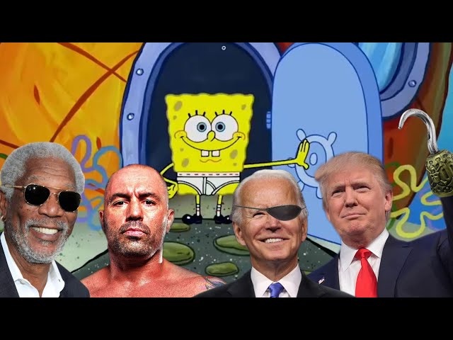 SpongeBob SquarePants Theme Song (ft. Donald Trump, Joe Biden, Joe Rogan & Morgan Freeman)