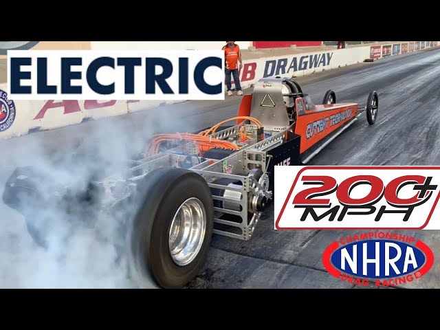 THE QUEST FOR 200 MPH WITH BATTERIES! ELECTRIC DRAGSTER TEAM AIM TO BEAT DON GARLITS TO HISTORIC RUN