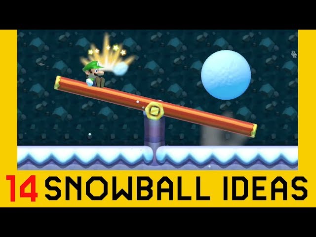 14 Other Ideas with Snowballs - Super Mario Maker 2