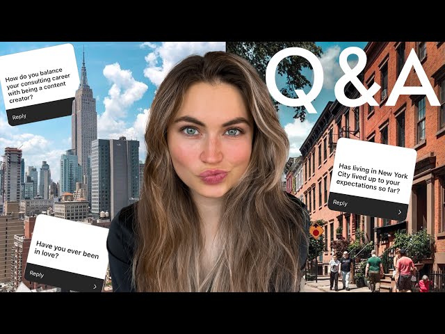 Q&A: Balancing my consulting job and youtube, love, life in NYC, how I edit my vids, & future plans