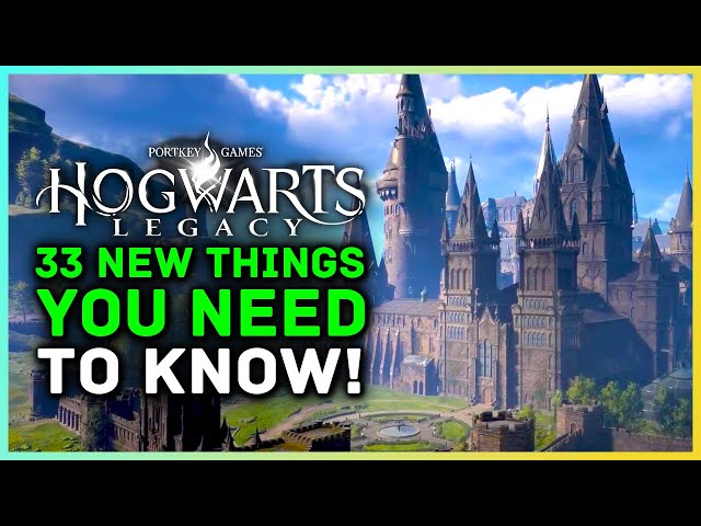 Hogwarts Legacy - 33 New Things You Need To Know! Open World Details, Flying, Mounts, Combat & More!