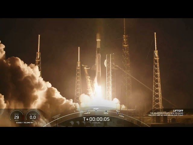 LIFTOFF!! SpaceX Falcon 9 New Record | Starlink 6-59