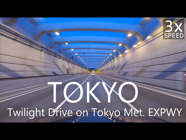 4K Twilight drive on Tokyo Metropolitan Expressway / 首都高周遊夜景ドライブ