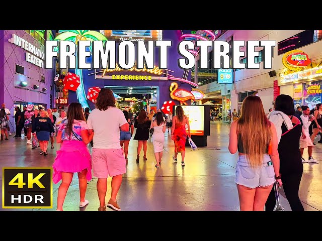 Fremont Street Las Vegas Friday Night Walk - Sept 2023