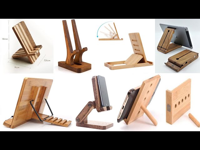 Wooden Phone Holder / Phone Stand Ideas