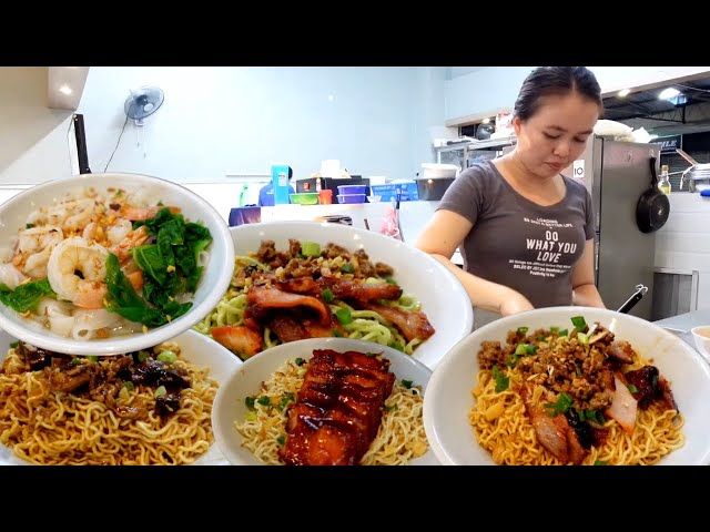 Taste Of Sarawak || The Variety Of Noodles From This Beautiful Girl Is Very Delicious  And So gooood