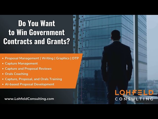 Win government contracts and grants