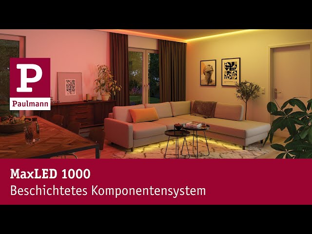 MaxLED 1000 - als lichtstarke Raumbeleuchtung und perfekt für Profile und innerhalb von Möbeln