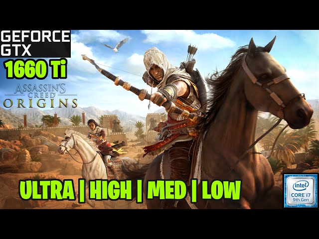 Assassin's Creed Origins ALL Graphics settings | GTX 1660 Ti 6GB + i7 9750H Benchmarks