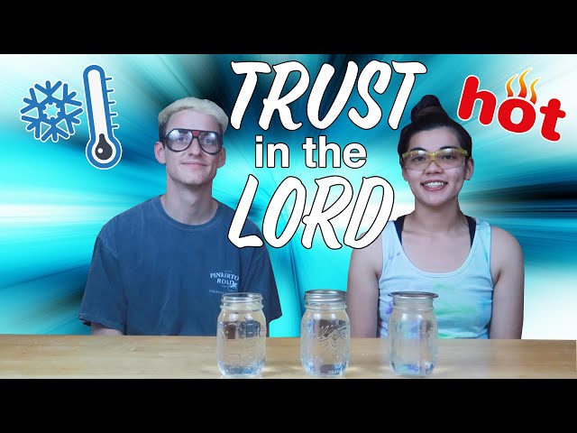 Wild Wednesday's Science Experiment Episode#4 | Having Trust in the Lord!