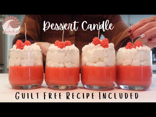 Candle Making Tutorial - Dessert or Candle?! How To Make  A Dessert Candle (Free Recipe)