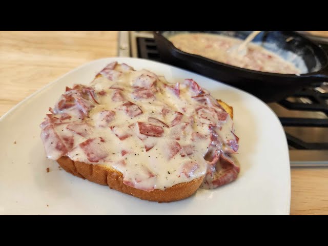 Chipped Beef and Gravy - Creamed Chipped Beef - Vintage Recipe - FOT not SOS - The Hillbilly Kitchen