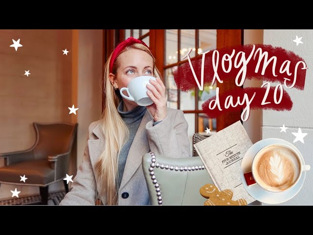 Journaling & Reading in a Cozy Café & Sunshine w/ RoO ❤️🎄✨| VLOGMAS DAY 20