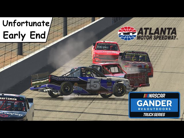 iRacing - Atlanta - Gander Outdoors Truck Series - Unfortunate Early End