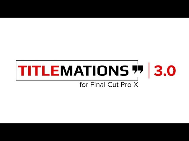 Titlemations 3.0 Launch Video