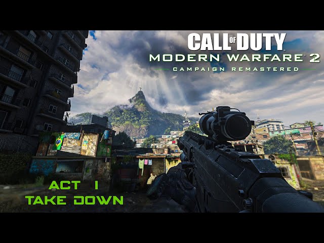 Call of Duty Modern Warfare 2 Remastered - ACT 1 - Mission 5 - Take Down (PC Gameplay)