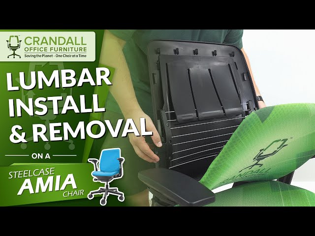 Removing and Installing the Lumbar on a Steelcase Amia