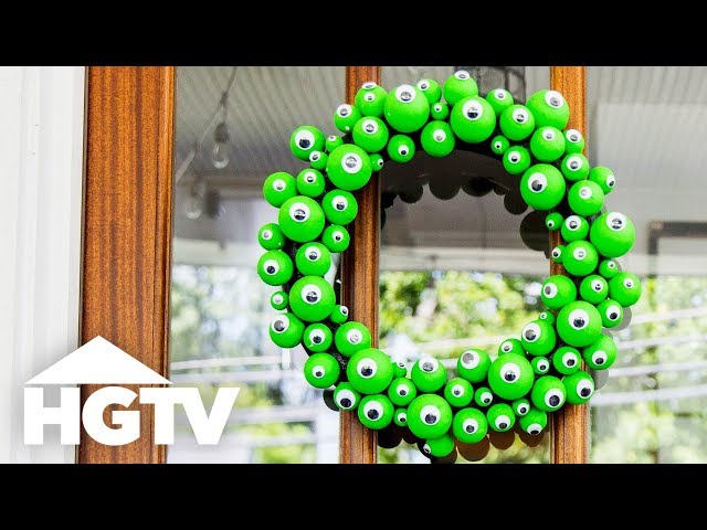 3 DIY Halloween Wreaths | HGTV Happy | HGTV