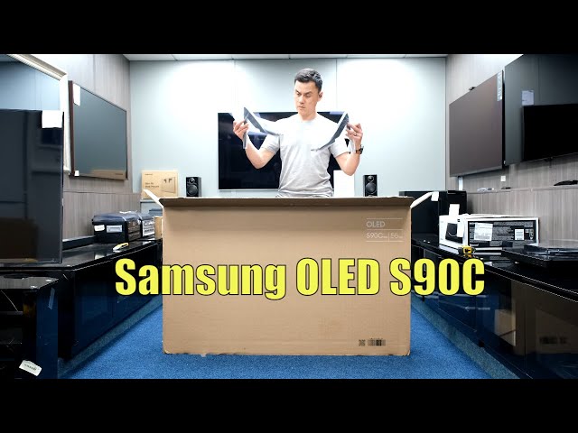 Samsung OLED S90C 2023 Unboxing, Setup, Test and Review with 4K HDR Demo Videos