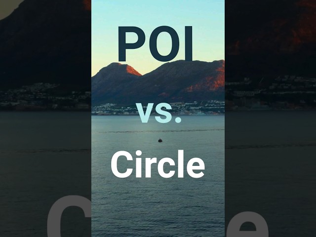 POI vs. Quickshot Circle / Kreisen | Unterschied DJI Mini 3 Pro #djimini3pro #drone #tipps