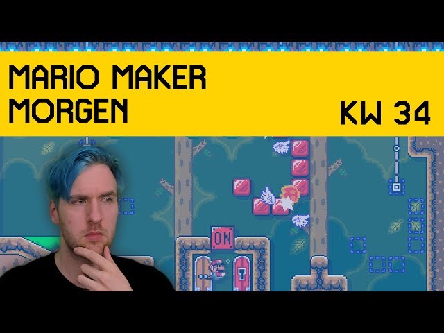 KW 34 | Entspanntes Angeln als Minispiel! | Mario Maker Morgen