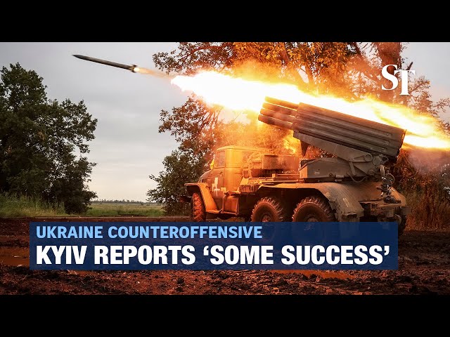 Ukraine reports 'some success' in counteroffensive