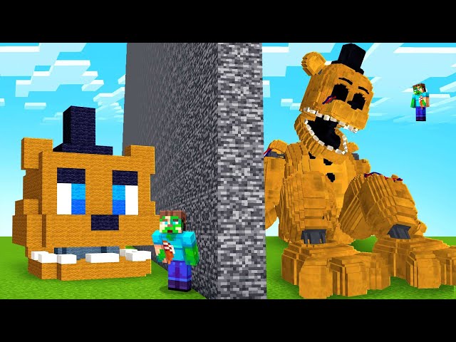 I Cheated with FNAF in Minecraft Build Battle