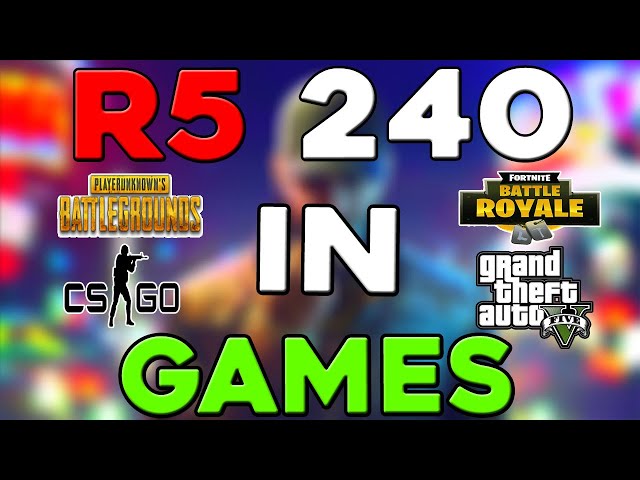 AMD R5 240 Test In Popular Games | Best Budget Gaming Graphics Card