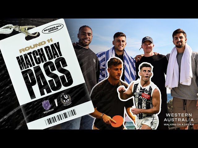 Behind the scenes of an away game with Nick Daicos ✈️ | Match Day Pass