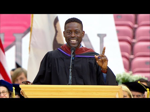 Stanford 2018 Commencement Highlights: Sterling K. Brown