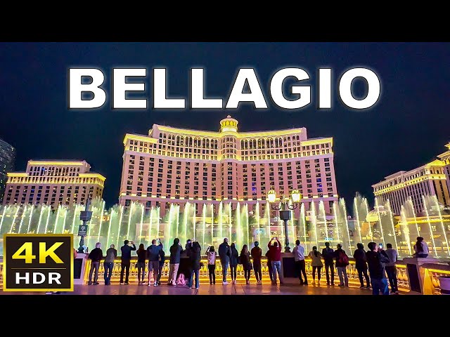 (4K HDR) Bellagio Las Vegas Walk - December 23, 2023
