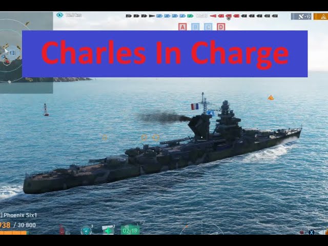 Charles Martel - Game Play - World of Warships Legends