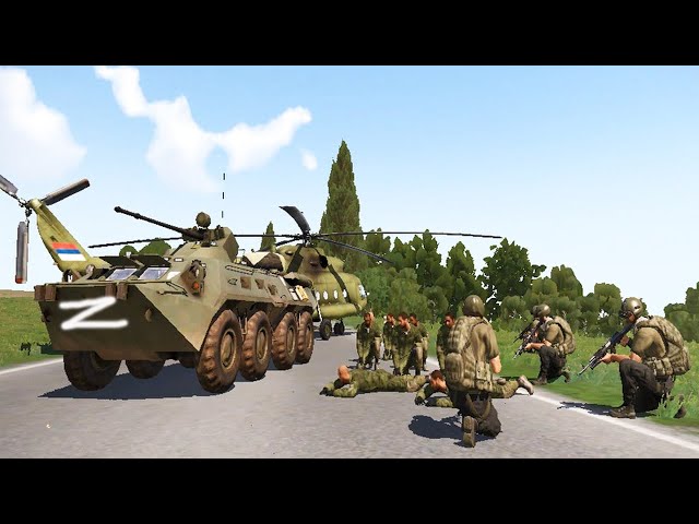 COLONISTS DESTROYED! All Combat Equipment Rusia Destroyed By Ukrainian Forces At Lyman Today -Arma 3