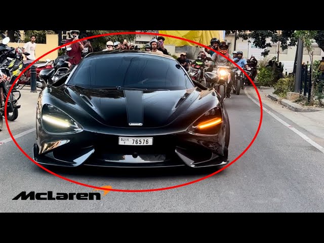 McLaren 765LT From Dubai🇮🇹 in Bangalore🇮🇳| Crazy Reaction’s| Acceleration | McLaren in Bangalore