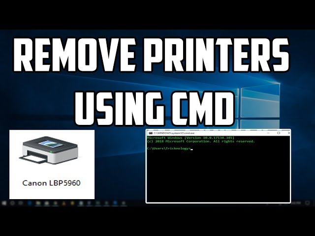 How To Remove Printers Using CMD [Command Prompt]