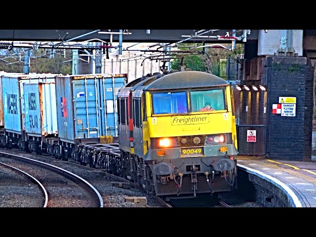 Trains at Lichfield Trent Valley, WCML - 26/02/24