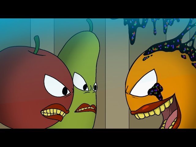 Apple & Pear VS Corrupted Annoying Orange “SLICED” | Come Learn With Pibby x FNF Animation
