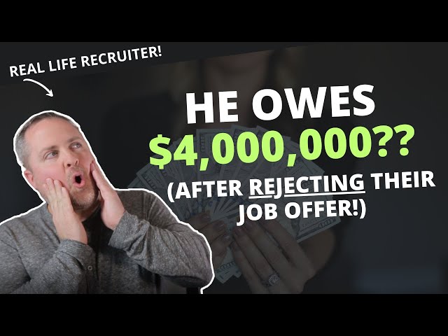Employee May Owe $4 Million After Accepting A Counteroffer!