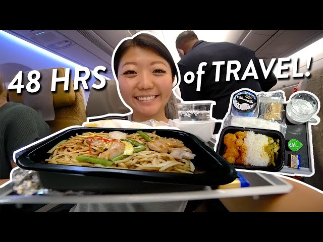 Singapore Airlines ECONOMY FOOD Review ✈️ New York to Bali (Layover Frankfurt & Singapore)