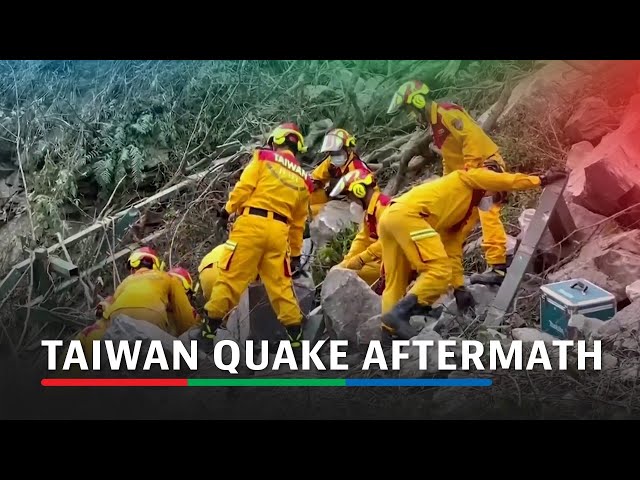 Rescues continue, demolition starts after Taiwan quake | ABS-CBN News