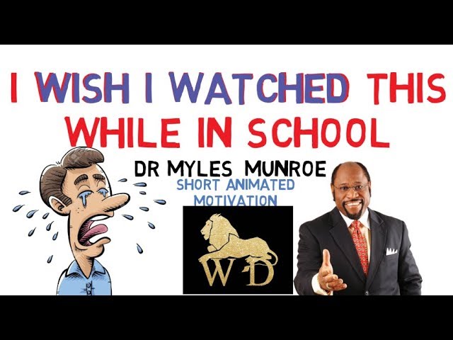 IF YOU WANT TO BE GREAT, YOU MUST WATCH THIS TWICE -- DR MYLES MUNROE