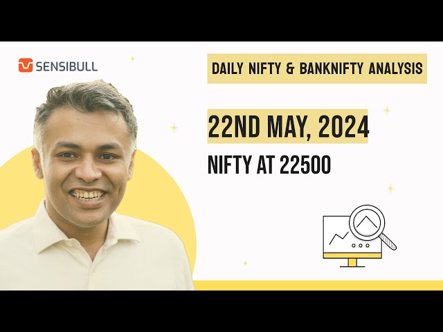 NIFTY and BANKNIFTY Analysis for tomorrow 22nd May