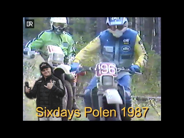 Enduro Sixdays Polen 1987 DDR TV Version Extrem selten.