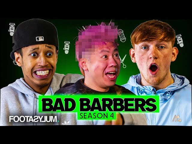 Angry Ginge violates stranger with Danny Aaron's R9 trim?!  | Bad Barbers S4 @Footasylumofficial