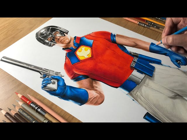 Drawing Peacemaker (John Cena) - Time-lapse | Artology