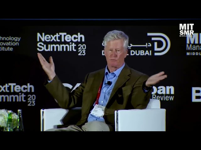 Panel at MIT event in Dubai, September 2023